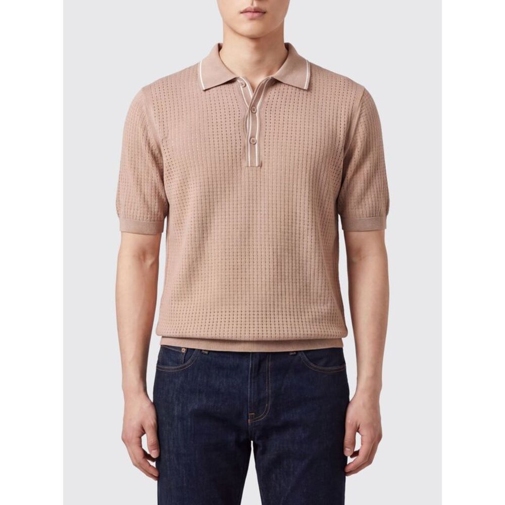 Tagliatore Polo Shirt Men Brown